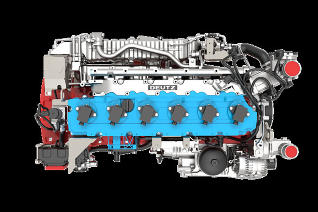 De eerste waterstofmotoren zullen gaan draaien als staionaire motor, als generator of in spoorwegtransport, vanwege de infrastructuur die nodig is. Foto: Deutz.