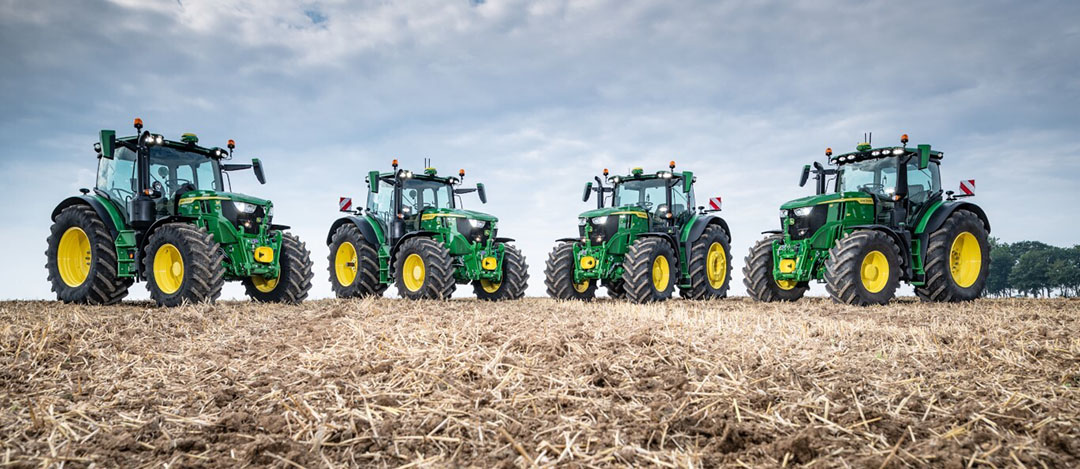 De vernieuwde 6R-serie bestaat uit veertien modellen. Foto's: Alexander Ehhalt/John Deere