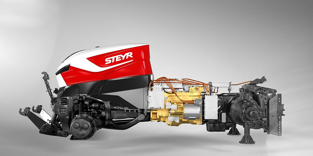 Steyr werkt aan een nieuwe, hybride aandrijflijn en binnen nu en twee jaar zullen de eerste prototypes rondrijden. Foto: Steyr.