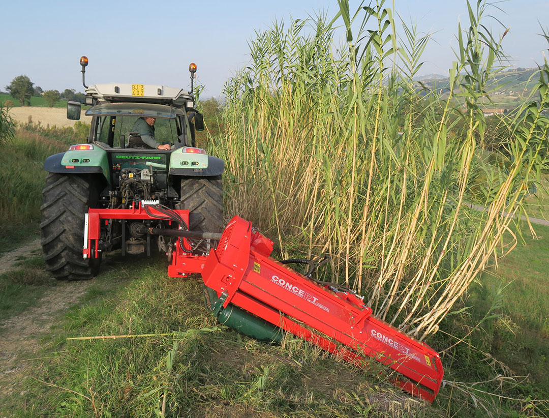 Concept Perugini is in Nederland vooral bekend van klepelmaaiers, rotorkopeggen en grondfrezen. De Italiaanse machinefabrikant gaat voortaan verder onder de naam Concept Agri. - Foto: Concept Agri