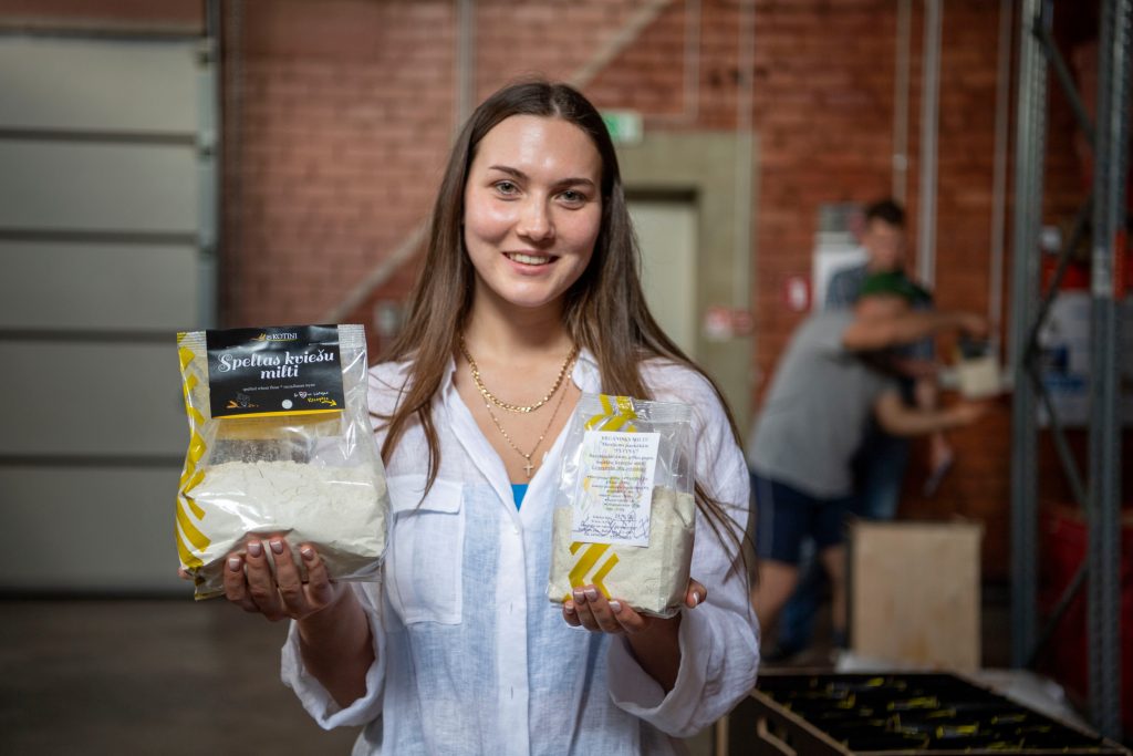 Evelina Ločmele houdt zich bezig met de marketing van Z/S Kotiņi.