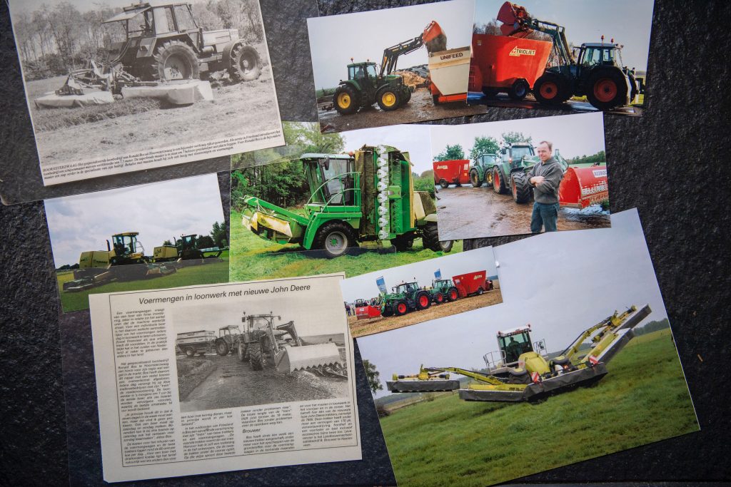 Ronald Bos mag zich zonder twijfel een pionier in graslandtechniek noemen. Hij was regelmatig de eerste gebruiker van een machine die nog maar net was geïntroduceerd, of zelfs nog in de testfase zat. Mijlpalen zijn de Big M gen1 en de Claas Cougar.