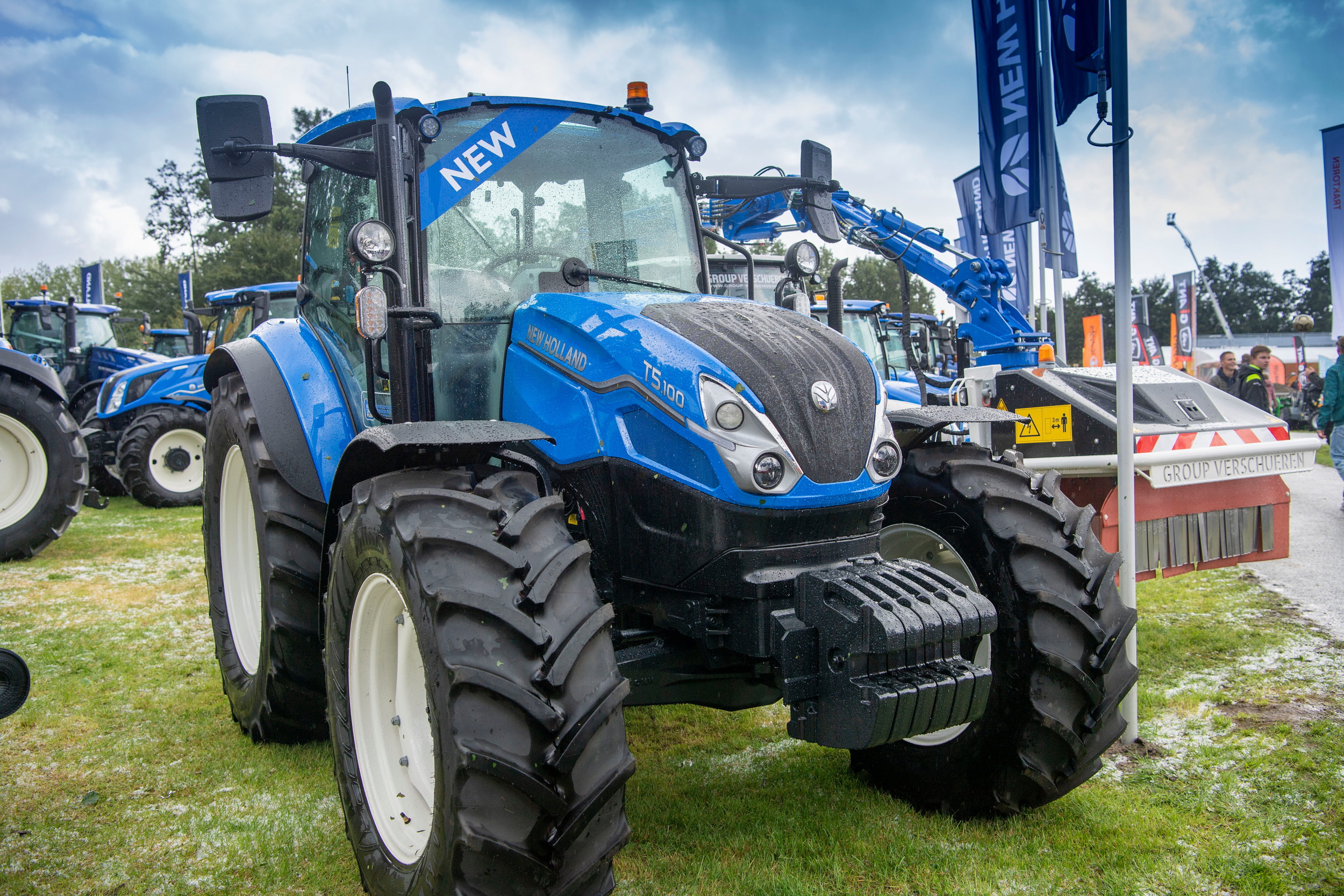 De New Holland T5-serie krijgt een nieuw uiterlijk en ondergaat een forse update. Foto's: Mark Pasveer.