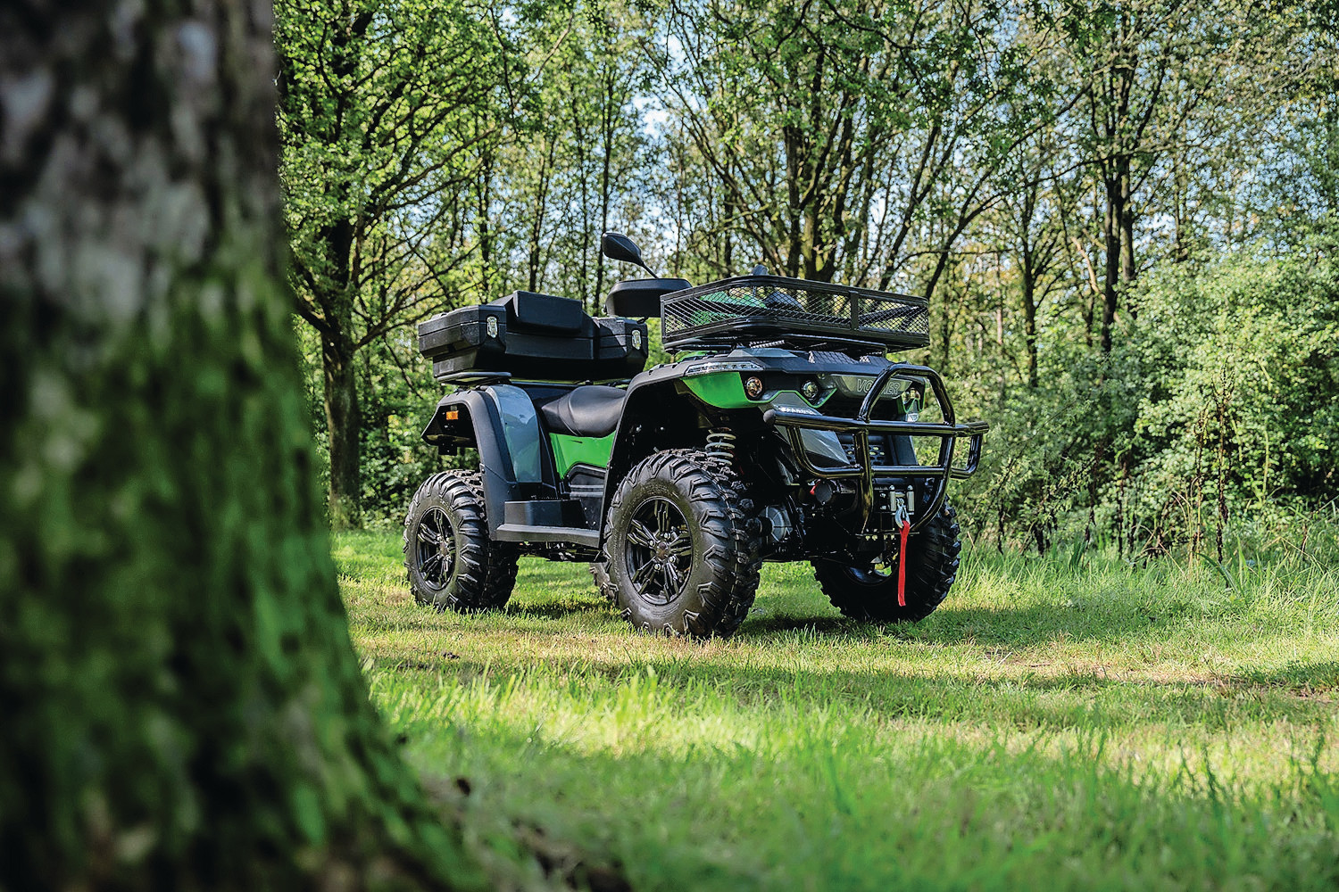 De fabrikant van elektrische werk- en voertuigen Frisian motors introduceert een elektrische quad: de Volmer FM-240.