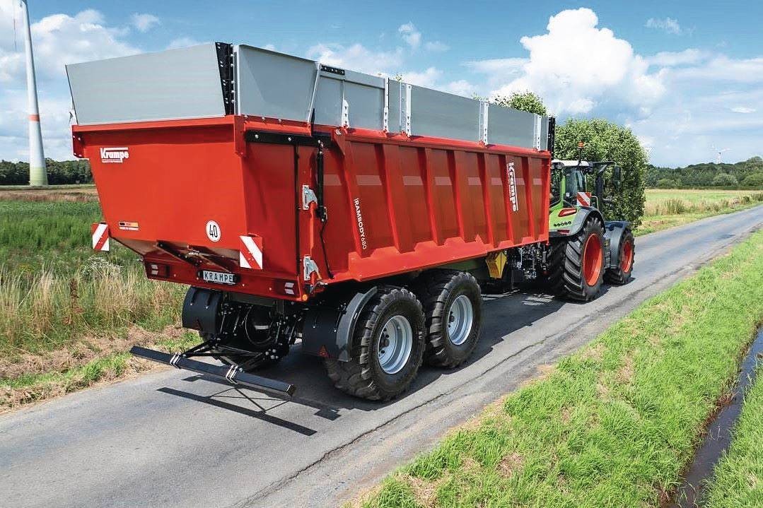 De compacte afschuifwagen Rambody 680 heeft een inhoud van 32 kuub en is volgens fabrikant Krampe goedkoop in onderhoud en aanschaf. – Foto: Krampe