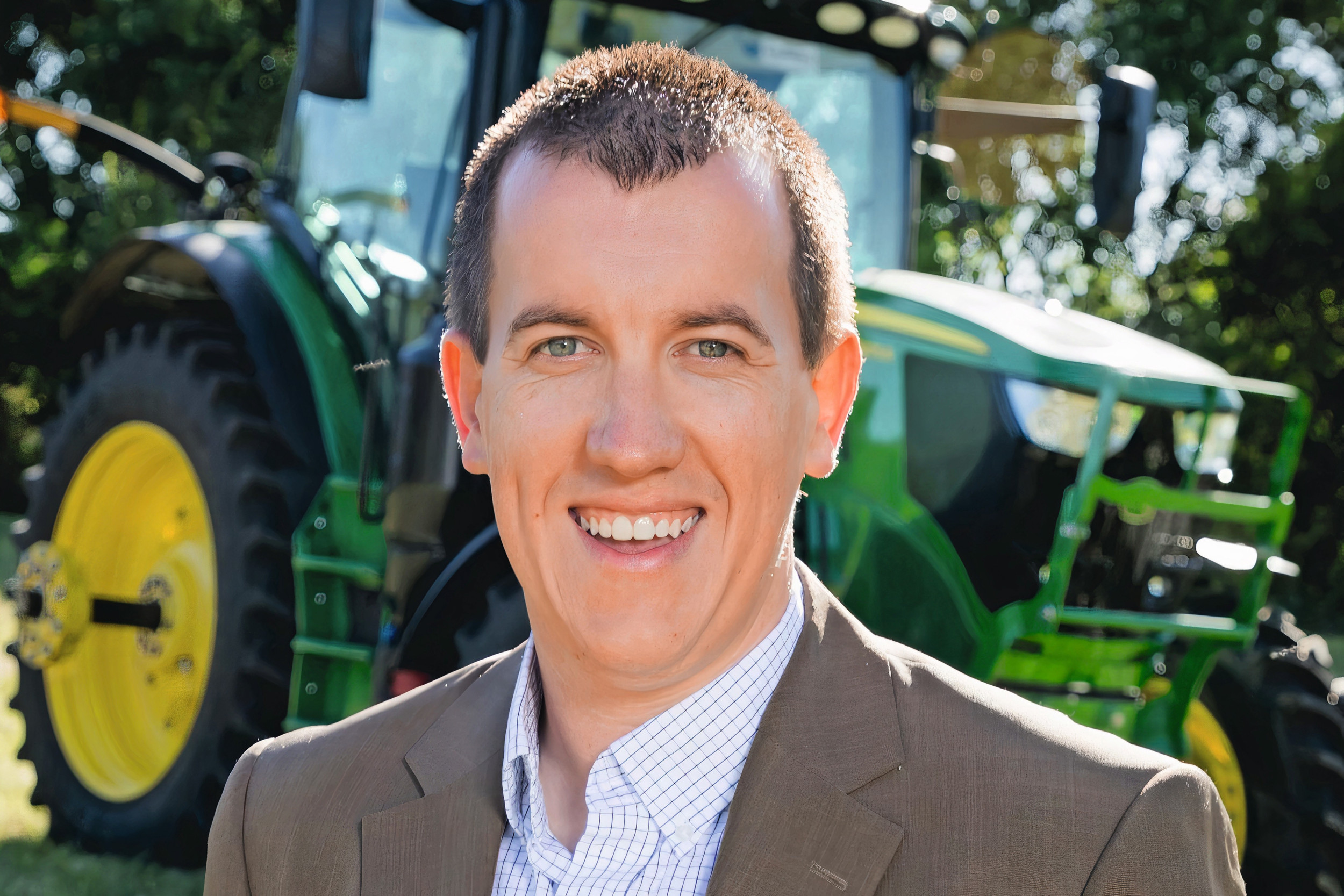 Michael Porter is market manager voor grote trekkers en grondbewerking bij trekkerfabrikant John Deere in de Verenigde Staten. “Het enige extra onderdeel dat een boer in de toekomst moet toevoegen om de autonome werking van de 9 RX-trekker volledig te maken, is de 9RX-autonomiekit.”– Foto’s: John Deere