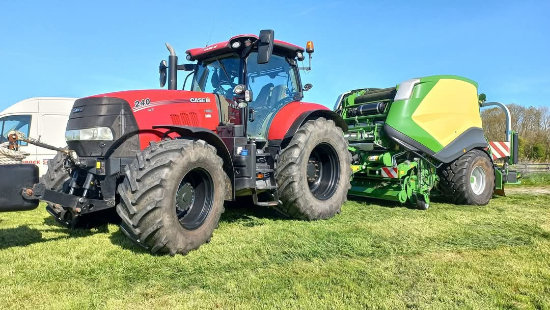  Krone werkt aan een nieuwe perswikkelcombinatie en test een prototype in Nederland. – Foto: ingezonden door anonieme bron