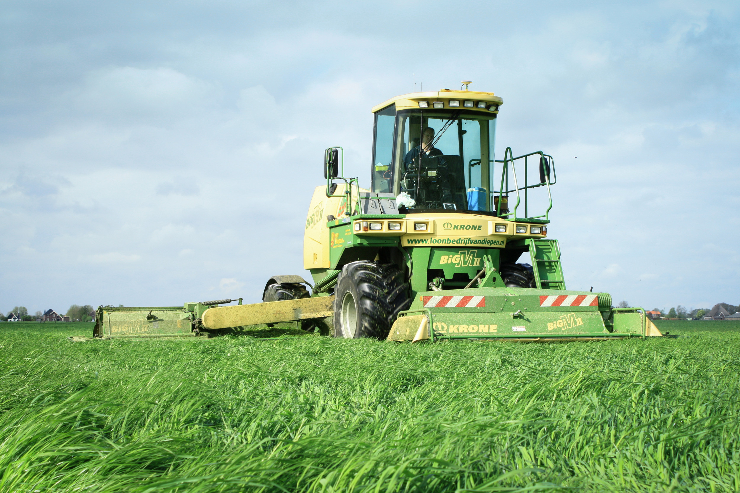 Binnenkort staat de Krone Big M-zelfrijdende maaier centraal in de rubriek 'Gebruikt'. We focussen vooral op de Big M II- en Big M 420-modellen. Foto: Bob Karsten.