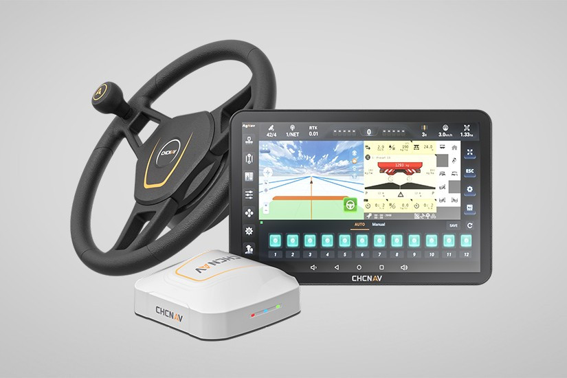 Het Chinese CHCnav levert een goedkoop gps-stuursysteem voor de agrarische markt. Vantage Agrometius wil met dit RTK-gps-stuursysteem een goedkoper en simpeler alternatief bieden voor het Trimble-systeem. – Foto: CHCnav