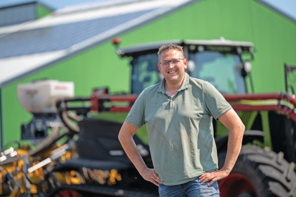 Gerard Rikkenberg, directeur van landbouwbedrijf AT Texel.