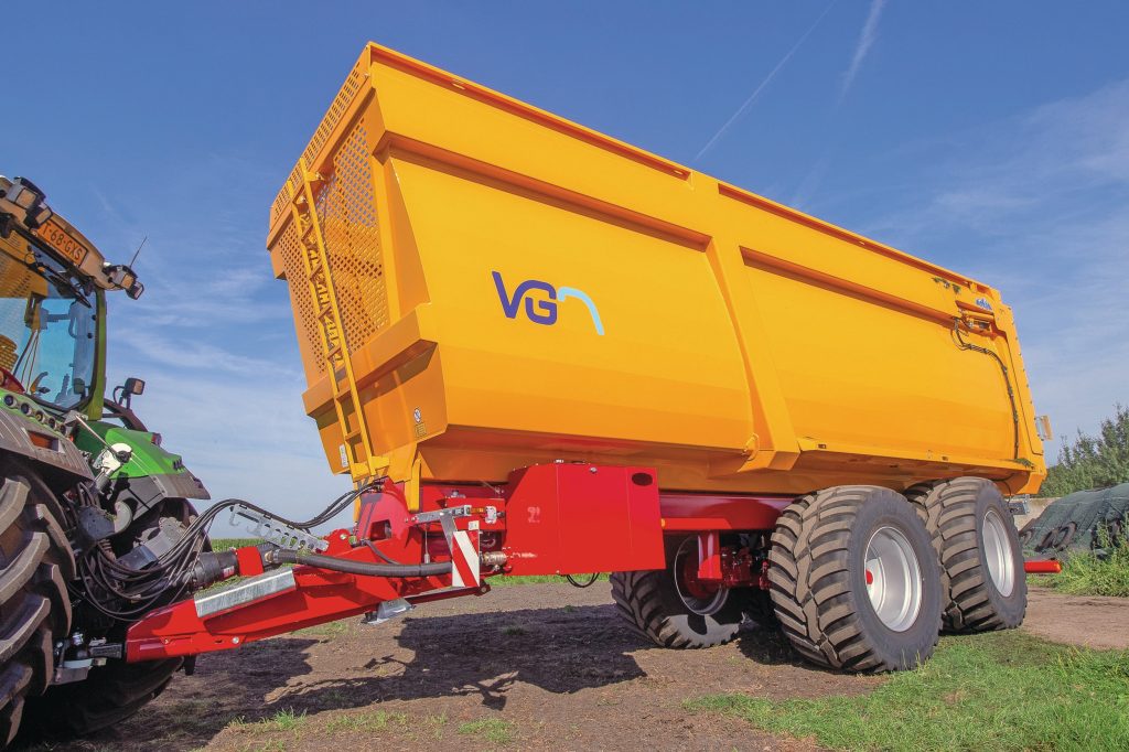 De Teton-serie van VGM: een robuust kokerchassis, 15 graden stuurhoek en een bakinhoud tot 41 kuub.