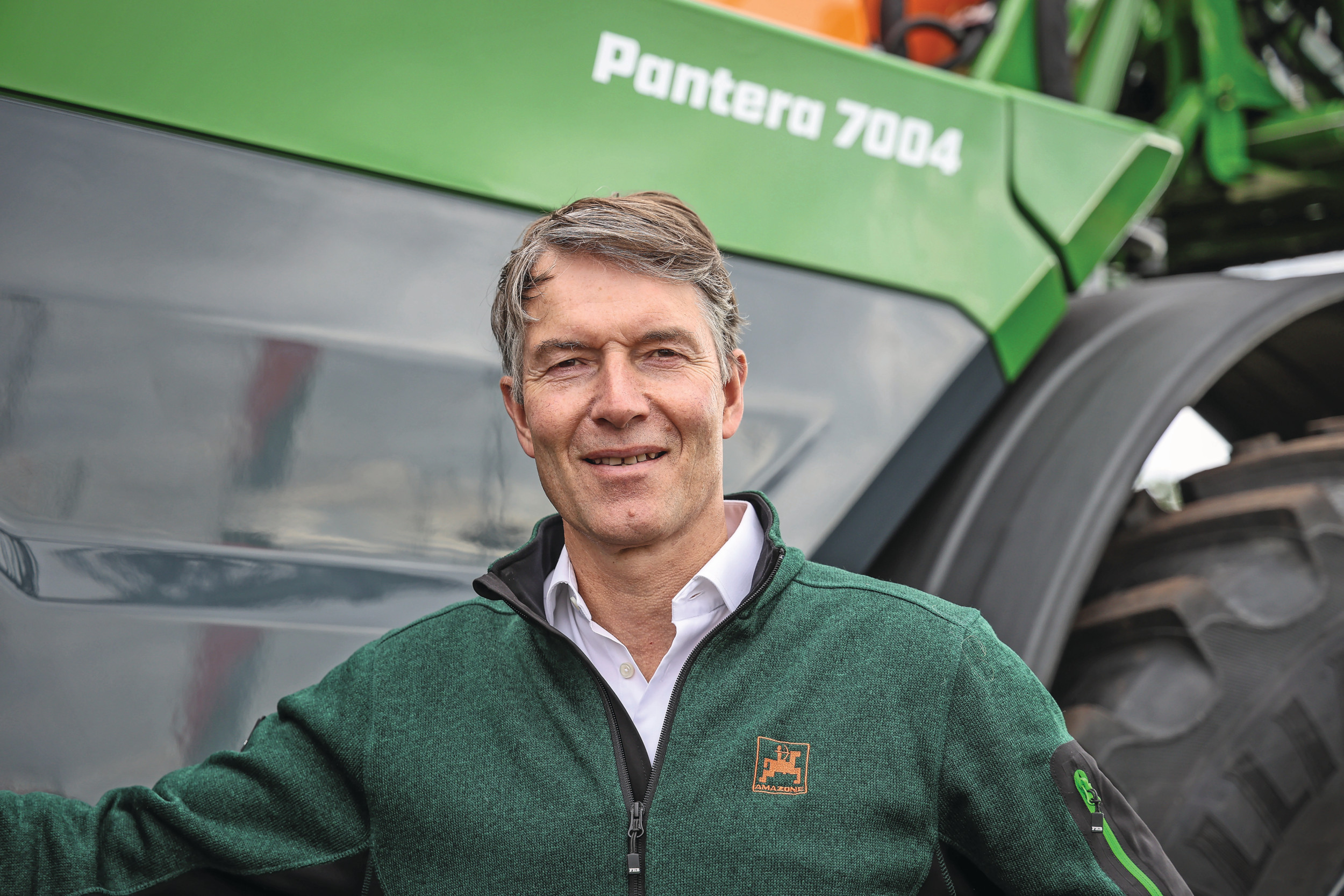 Christian Dreyer is al meer dan 25 jaar mede-eigenaar/directeur van Amazone. Hij ziet de uitdagingen op wereldwijde mechanisatiemarkt. “Toch is dit jaar beter dan we vooraf verwacht hadden. Sinds het voorjaar is de markt écht aangetrokken. Foto: Matthijs Verhagen