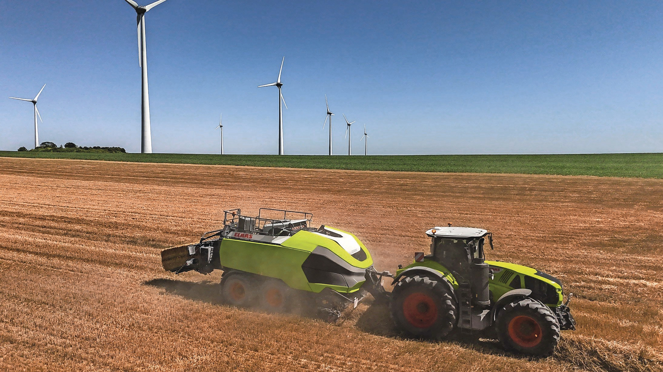 Machinefabrikant Claas wint een gouden innovatiemedaille op de aankomende Agritechnica met de ontwikkeling van een zogenoemde 70-tons grootpakpers. - Foto's: Claas