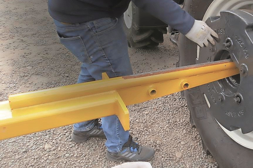 Easymass-wielgewichten zorgen volgens de Franse producent voor een betere tractie en stabiliteit.