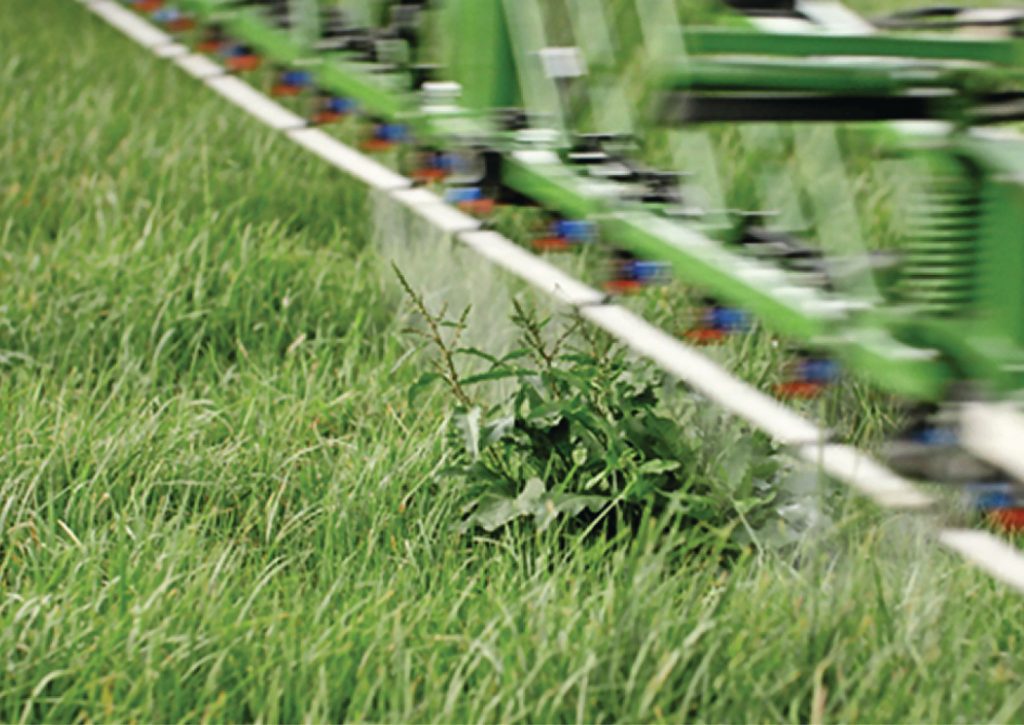 Ten opzichte van een veldspuit uitgerust met gewascamera’s of -sensoren die in één werkgang real-time onkruiden detecteert en spotsprayt, heeft Weed Detector als voordeel dat er geen dure gewascamera’s of -sensoren nodig zijn. Foto: Amazone