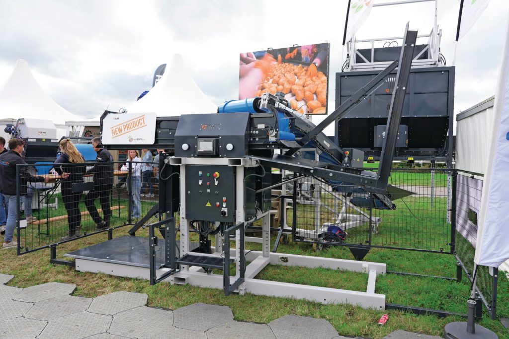 De software van de KMK-kistenvuller van Agritech Machinery is nu veel gebruikersvriendelijker.