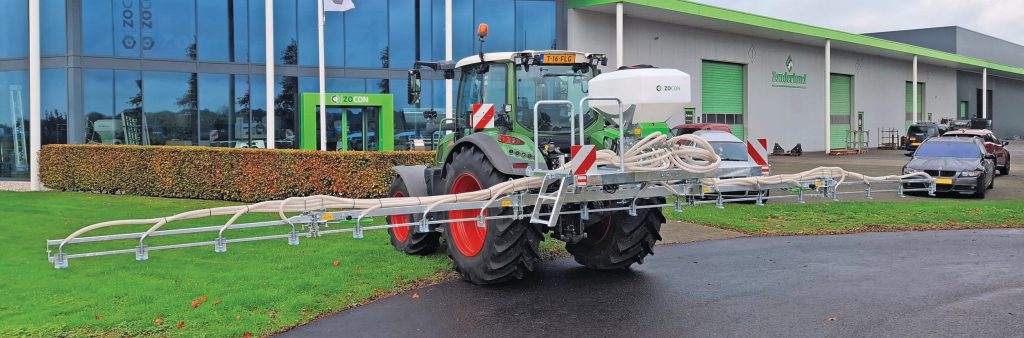 De zaaiboom van Zocon is beschikbaar in werkbreedtes van 3 tot 12 meter.