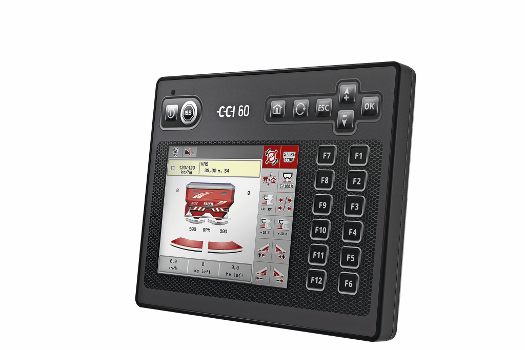 De CCI 60 is primair ontworpen als universele terminal maar je kunt er ook functies mee toewijzen aan een joystick. Tot de eerste gebruikers behoort onder meer Rauch.