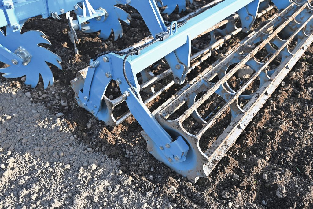 Smart Implement bestaat onder meer uit iQblue slippage control: controle op slip van de nalooprol met sensoren die de snelheid ervan meten. Foto: Lemken