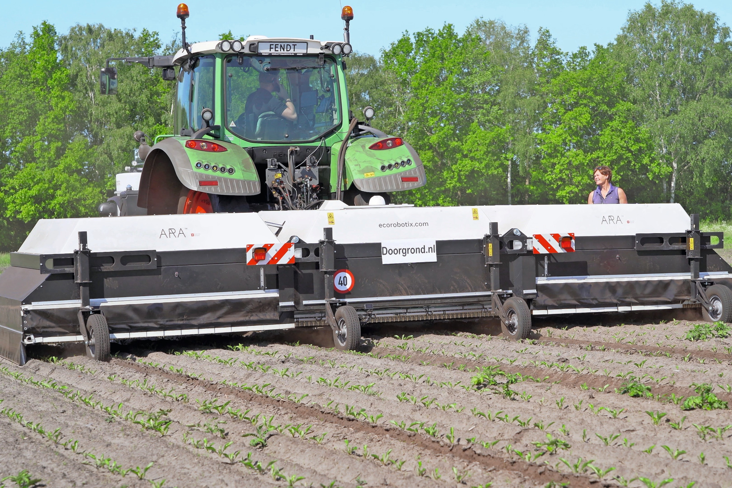 Het Zwitserse Ecorobotix, bekend van zijn ARA-spotsprayer, heeft nieuwe investeerders en komt met een nieuwe innovatie naar Agritechnica. Wat dit gaat worden, is nog niet bekend. Foto: Jan Willem Schouten