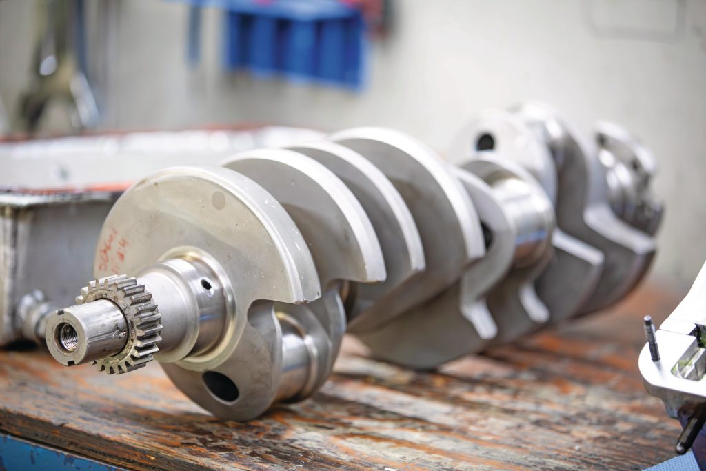 Het team monteerde afgelopen seizoen een nieuwe krukas. Deze heeft een langere slag, waarmee de cilinderinhoud groter is.