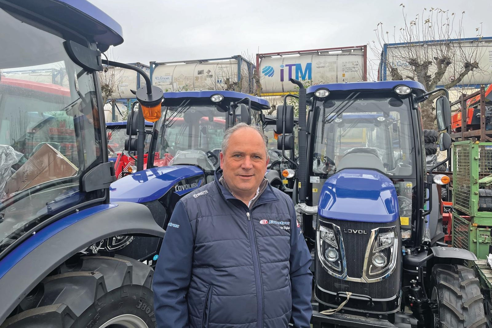 Hugo de Heus (57), mede-directeur van Heustractors: “Wij zijn ons ervan bewust dat Lovol geen absolute top is in Europa, maar dat weten de mensen die ze aanschaffen ook heel goed.”