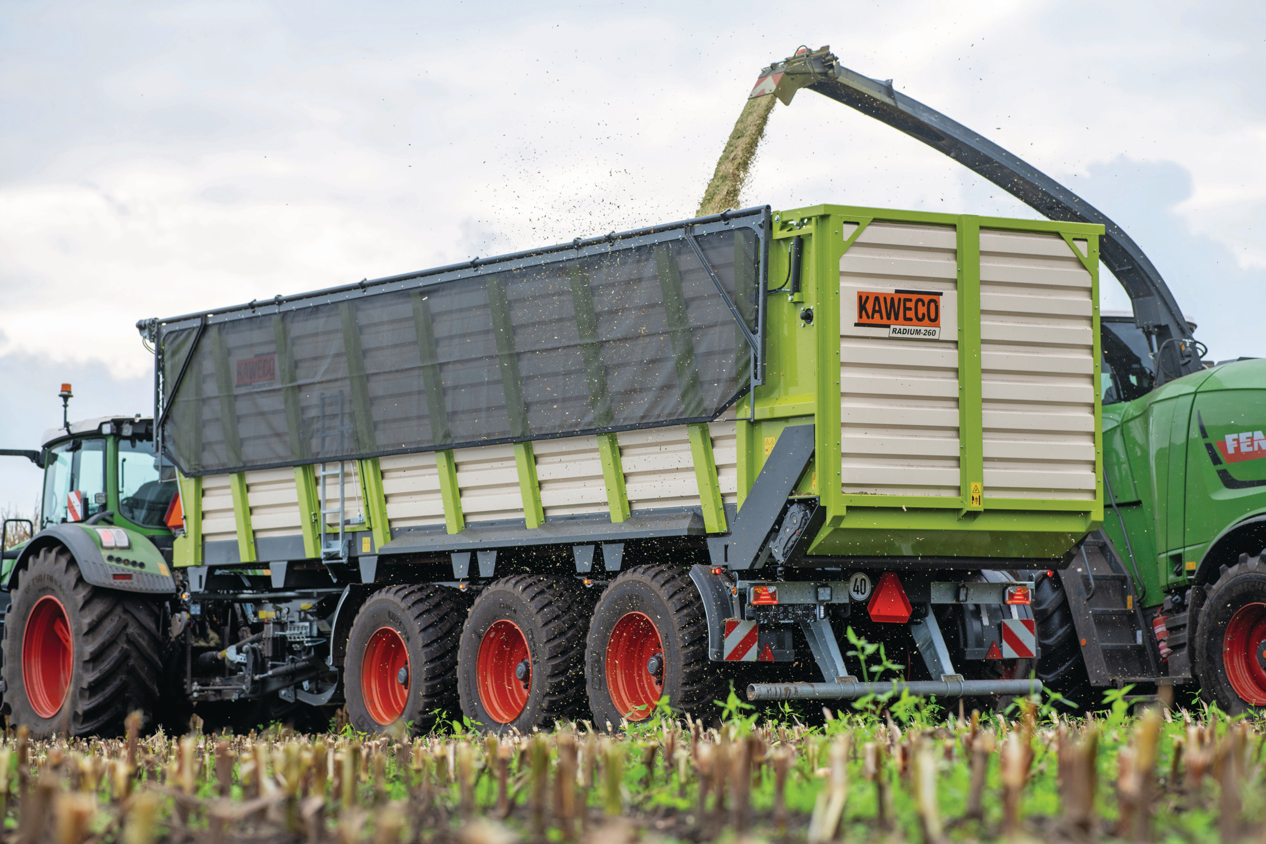 Fabrikanten Kaweco en Krampe organiseren een gezamenlijke structuur voor de onderdelenleverantie en service van de Radium-silagewagens vanaf 1 januari 2026. Foto: Michel Velderman