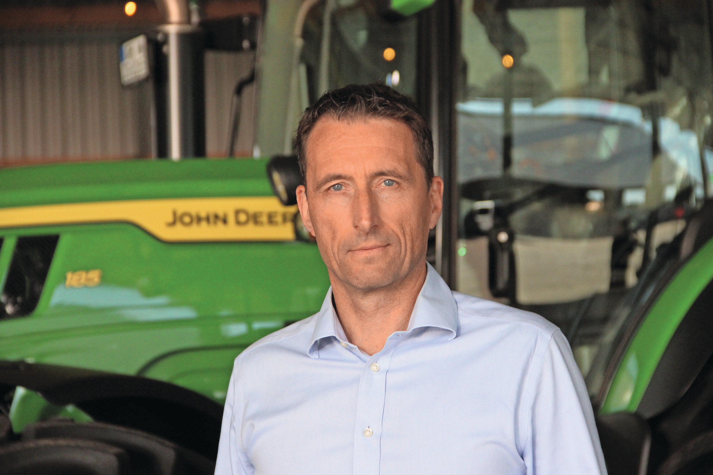 De Nederlander John Thomassen (53) is sinds de zomer van 2025 bij John Deere Vice President Sales en Marketing in Europa en de voormalige GOS-landen, uitgezonderd Rusland. Foto: Bas van Hattum