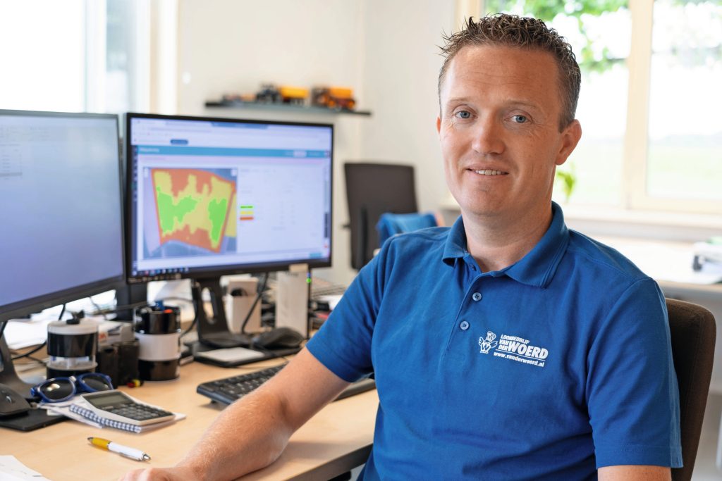 Ernst Beker van Loon- en akkerbouwbedrijf Van der Woerd in Zoelen (Gld.). Foto: Jan Willem Schouten