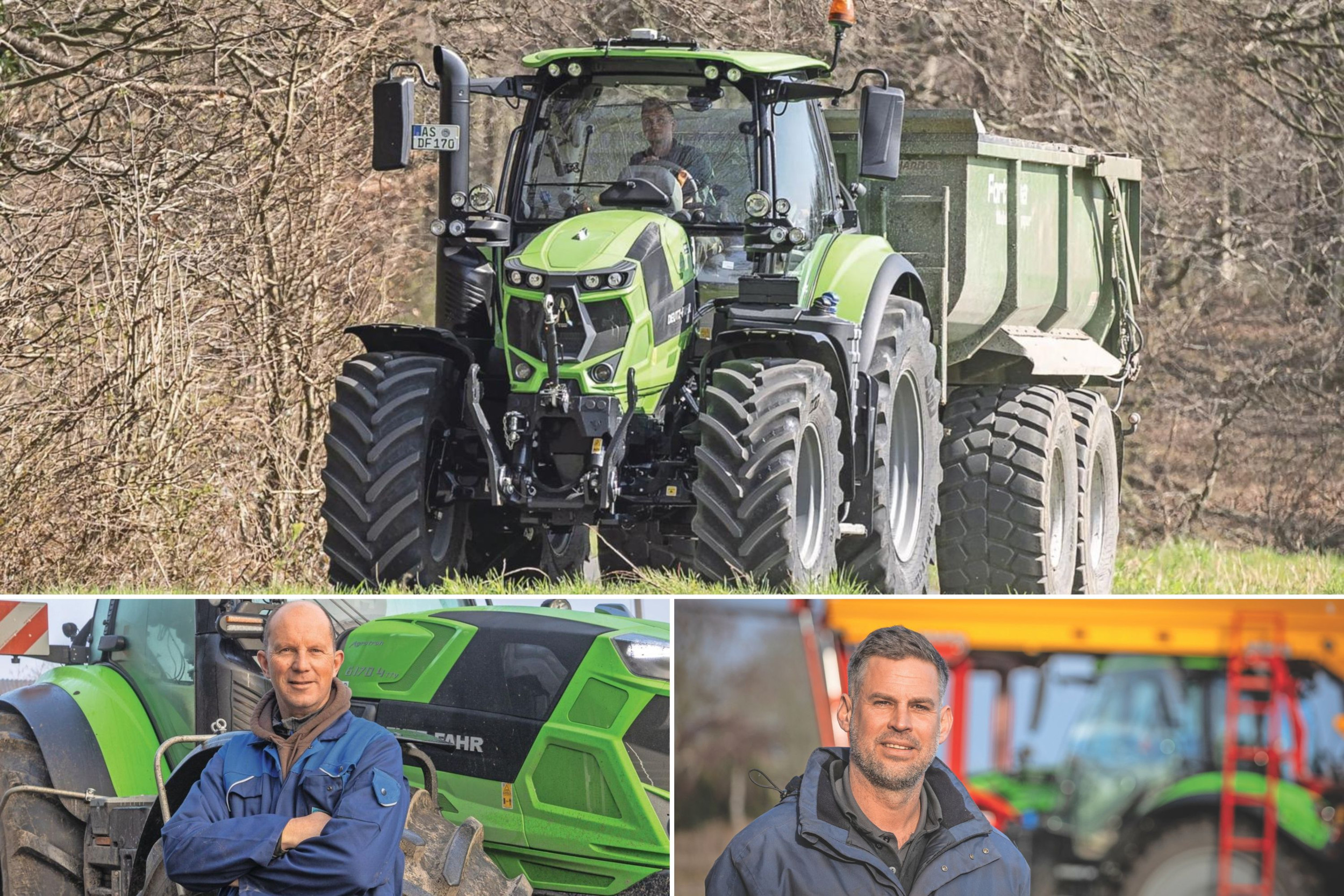 Viercilinders met veel pk’s zijn populair en veelal bestsellers. We onderwierpen de Deutz-Fahr Agrotron 6170.4 PS aan een test. Echter, in Nederland is de traploze TTV-versie populairder. Daarom twee gebruikers over hun ervaringen met de TTV-trekkers. Foto’s: Farina Schildmann, Peter Roek, Bob Karsten