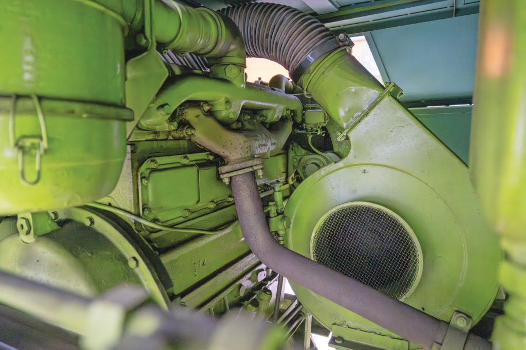 Kamps de Wild monteerde een extra blower voor meer werpkracht.