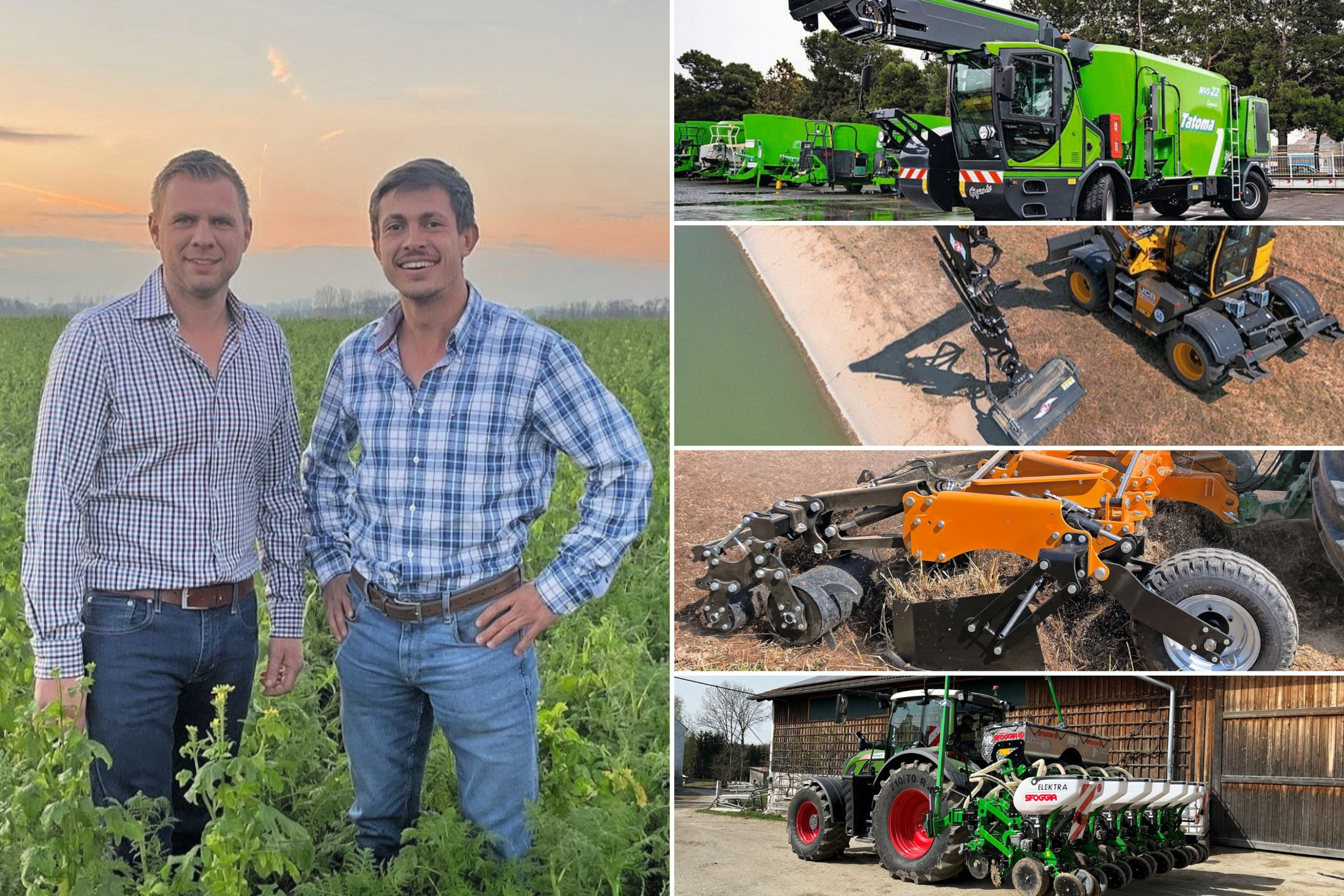 Diederik van Geem (links) en Jan Ramon richtten VGR Equipments op in Zinnik (B). Ze importeren vier nieuwe merken in Nederland. Van boven naar beneden: het Spaanse merk Tatoma en de Italiaanse merken GL1, Moro en Sfoggia. Foto’s: VGR Equipments en fabrikanten