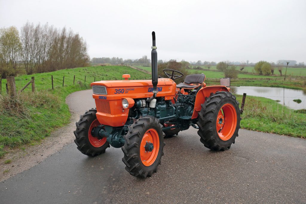 De Fiat 350 is in Nederland wel verkocht, maar als DT (vierwielaandrijving) is het een bijzondere verschijning.